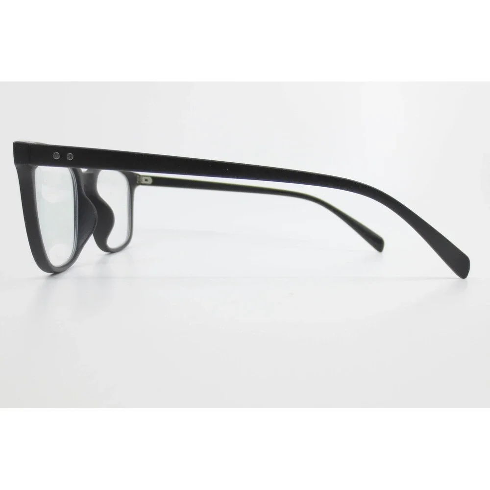 TR2028 Matte Black Square Eyeglass Frames 51-20-140 Full Rim Glasses Men Women